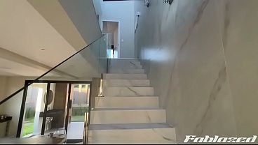 My husband’s best friend gags me with his big cock