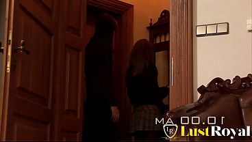 Nikol Sweet with natural tits has anal sex with a mature man