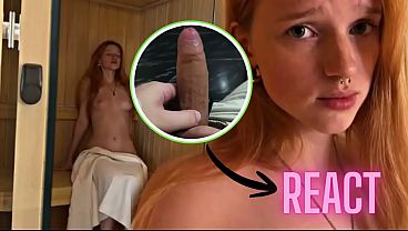 React: My stepsister blushes at the sight of my erect penis in the sauna – it’s her first sexual experience | Kuporovaa Krupa