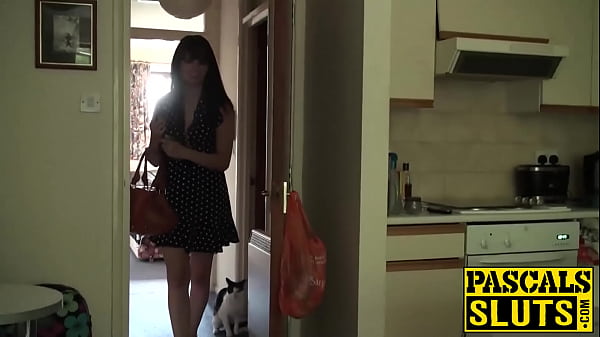 Slutty cheating gf Tiffany Naylor gives a messy deepthroat