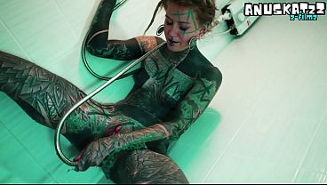 Solo Teen Masturbation Testing My New Shower Wand Toy