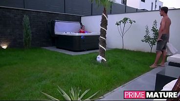 Stick it in my Ass too! Mature MILF Evelin Blond for PrimeMature