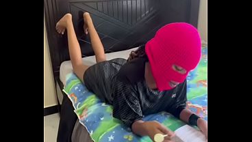 Student lesbian getting fucked by her senior