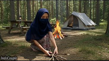 Wife Cheating on her Husband by fucking with her boss in the forest