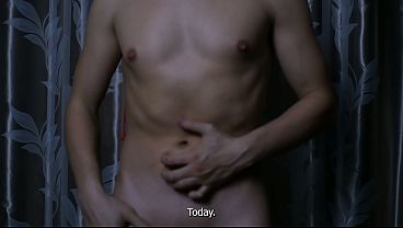 A tight little pussy stretches on a guy’s hard cock, dirty talk and loud moans under a jerk-off[eng sub