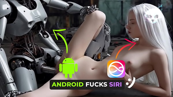 Android fucks Siri. Sex machine fucks android girl.