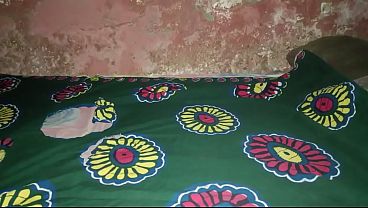 Big Cock Mightily Fucking His Rustic Bed at Night