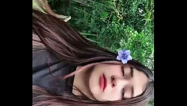 Colombiana se masturba