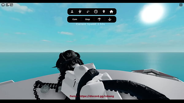 Emo slut gets fuck hard in roblox condo