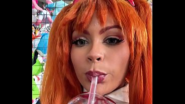 Fart Explosion After Cosplay Con Stuffing Bloated Belly and Toilet Farts