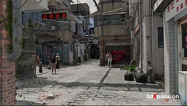 First Time in Chinatown Mode – Hot chinese girl has anal sex in her private room