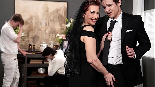 GILF Fucks Organizer Of Her Husbands Funeral (Grief Turned Her Horny) | AdultTiming