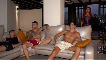 Her Stepsister Wants to Have a Gangbang with Double Penetration for the First Time With Her Friends