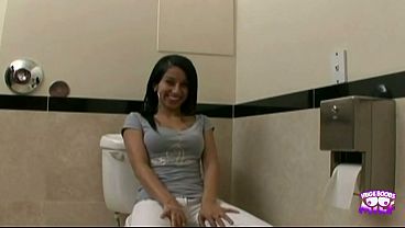 Holly Halston has really big fake tits and she really likes getting fucked really hard