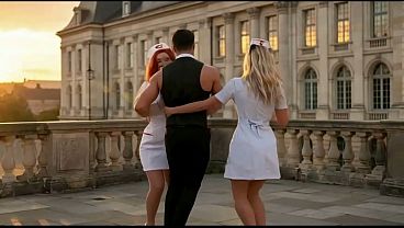 INCREIBLE ORGIA INTERRACIAL EN HOSPITAL SEXO A MONTON(IA GENERATED) NO REAL PERSON