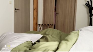 POV.Tiny Hairy Dragon Fruit Takes Her First BBC & Cumshot in throat