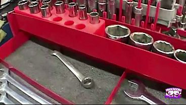 Seeing a huge cock in the gloryhole made the cheating blonde want to suck it