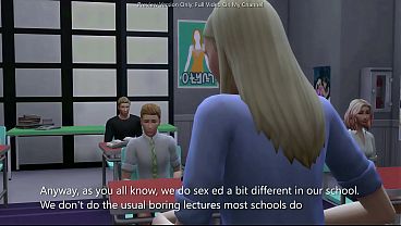 Small Dick Teen Fucks His Hot Sexy Teacher In Front His Classmates – sims 4 – 3D Hentai