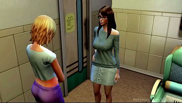 Teen dickgirls fuck their futa teacher in class