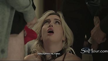 Three Priests and a Petit Blonde