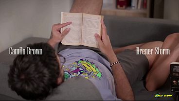 Arab Daddy Camilo Brown Big Uncut Cock Worshipped & Sucked by Twink Brener Storm