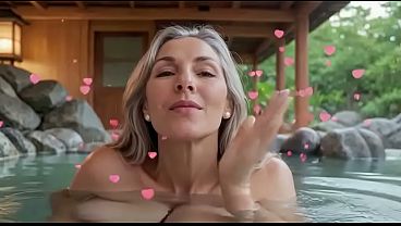 BBW Mother-In-Law In Hot Spring Can’t Resist