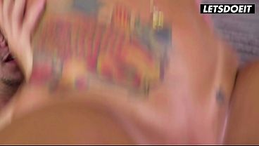 Curvy Tattooed MILF Takes It Doggy and Missionary… Then Squats on His Dick and Bounces Nonstop