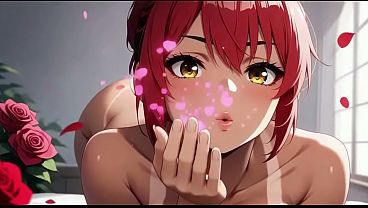 Hentai Redhead Surrenders In The Rose Garden