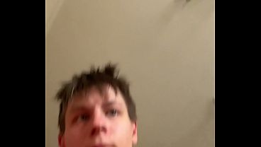I Couldnt Stop Stroking My Big Cock Until I Covered The Floor In Sperm