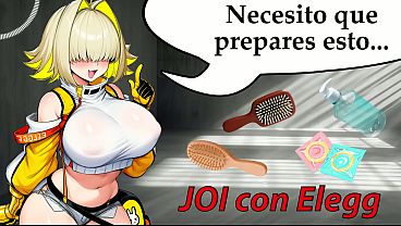 JOI en español. Elegg de NIKKE te masturba con sus… ¿cepillos?