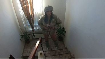 Luxurious Fur and Downjacket Fetish Ending with Cum on My Outfits