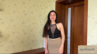 Naive Brunette Gets Fucked Hard in the Anal. POV