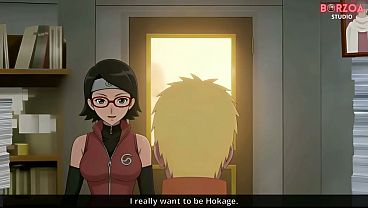Naruto Let His Clone Fuck Sakura’s daughter Sarada, Hard fuck and creampie (Part 2) (Uncensored Hentai)