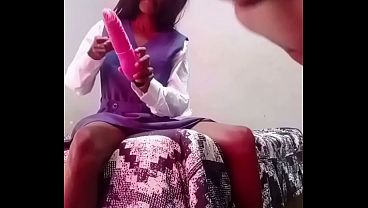 Petite 19 year old teen student pussy play by stepdaughter and sucks step daddies cock while playing with toy