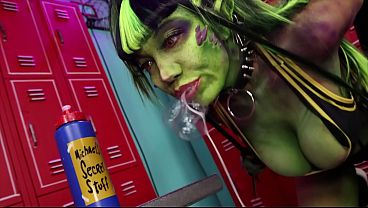 BREED THE LOVESICK MONSTAR MOMMY! Space Jam Cosplay