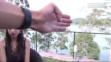 Busty Colombian Has Her Natural Tits Squeezed… He Can’t Stop