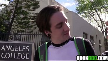 Cuck Student Humiliated By Black Professor Fucking His Crush
