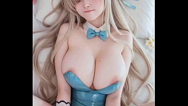 【AI生成(AI-generated)】金发泳装女孩的性爱服务,乳交口交之后做爱(Blonde swimsuit girl’s sex services, including breast sex, oral sex, and make love.)