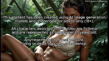 Hot black woman having an orgy in the forest – Ai generated