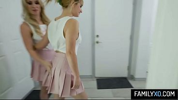 Hot Blonde Catches Her Boyfriend Fucking His Stepmom – Sydney Paige, Evie Christian