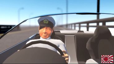 Kantai Collection – Harem sex in the car
