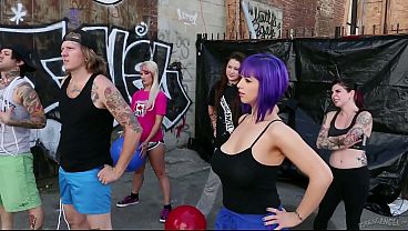 Larkin Love – Public Interracial