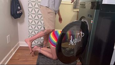 Nali Marie Gets Stuck In The Dryer BWC Maven Secrets Blowjob & Pounding