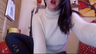 SNEER & SWEAT: Nicoletta Humiliates Her Slave on a Video Call