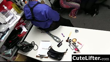 Stepmom and Stepdaughter Caught Shoplifting Together and Both Fuck Officer Jack – Cutelifter
