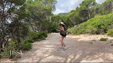 vlog 1 Lissa Brown goes to a nudist beach to film a custom video fucking outdoors