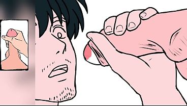 Adult Nakamura, jerking off Adult Hirose’s big cock (Adult Parody of Go For It, Nakamura-kun!!) Yaoi drawing process    10 Minute Edging Challenge