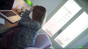Alba – Brunette Secretary Bound gagged and kept in a secret room totally helpless struggling in her tight bondage EP