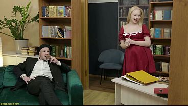 busty secretary gets rough dp fucked by her crazy boss