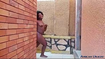Claire Slut from The Neighborhood Outdoor Dildo Fun